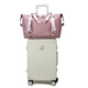 Bona Cloud Travel Bag Backpack for Men and Women Large Capacity Short Distance Portable Travel Bag Luggage Storage Bag One Shoulder Can Tie Rod Sakura Pink