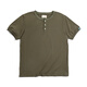 Maden Works American Muscle CleanTfit poids lourd Henry Shirt Pure Coton Old Qianfeng Amei Kaji T-shirt à manches courtes Green militaire d'été pour hommes [La taille est trop grande / Taille recommandée pour prendre une petite taille] xl (180 / 100a)