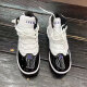 Nike (Nike) Zapatos de mujer Air Jordan Big Children's Shoes Max Aura Xiaokang Button Cashioning Basketball Zapatos Sports AQ9214-121 36.5