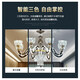 
Erqi 2025 new lamps modern simple household atmospheric light luxury bedroom Nordic creative living room chandeliers 825-6 heads (three colors to change light)