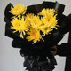 Yushang Ching Ming Festival chrysanthemum bouquet for grave sweeping and memorial service, flower express delivery in the same city, Beijing, Shanghai and Guangzhou distribution store, style 12 (11 mixed chrysanthemums and 2 lilies) E
