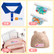 Lilang Named Towel Children's Embroidered Name Sticker Waterproof Kindergarten Entry Preparation Supplies Marking Towel F32-Girls Style 12pcs-Please note your name when placing an order