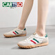 Cartelo Cartelo Spring y Autumn White Shoes White 2024 Nuevos zapatos casuales Sports and Training Shoes Plan y versátiles zapatos para mujeres de mujer.