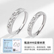 Zhongyi Pixiu 999 Pure Silver Couple Rings Pair of Men's and Women's Sterling Silver Rings 2024 Birthday Gift for Girlfriend (999 Pure Silver) Pixiu Couple Rings 3 Openings Adjustable