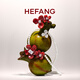 HEFANG He Fang Jewelry Freesia Cluster Necklace Clavicle Chain Light Luxurious and High-end Birthday Gift for Girlfriend Necklace