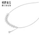 Ming brand jewelry platinum necklace Pt950 platinum wheat ears cantabile set chain BFR0132 harvest set chain about 5.71 grams