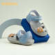 Balabala children's slippers summer boys and girls cartoon color matching casual shoes soft sole lightweight gray tone 00422 15 suitable for feet 15cm long