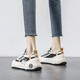 CSWNKCSA Fashion Chaussures pour femmes Small White Shoes White's 2023 Nouvelle célébrité Internet Petite saveur Chaussures BABOS SOLE SOLE SORVAS Sports et chaussures de planche décontractées BEIGE CK695 35
