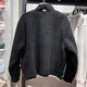 Nike (Nike) jacket men's top Spring and autumn new warm imitation lamb velvet stand collar fashion sportswear casual jacket FZ6194-010/Black/Year of Dragon Limited L (175) / Suggested 130-150Jin [Jin equals 0.5 kg]