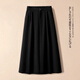 Tangmi Coffee Color Umbrella Skirt Versatile Skirt Women's Autumn and Winter 2025 New High Waist Hepburn Style Mid-Long Skirt Suit Skirt A-Line Skirt Coffee Color Wool Material Thick Style M (27) Recommended 95-105Jin Jin is equal to 0.5 kg