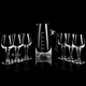 National standard liquor tasting glass crystal glass tasting cup 50ml goblet tulip wine tasting glass set one or two glasses 50ml national standard wine glass single (no label)