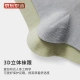 Made in Beijing [Deodorant Series] Deodorant Antibacterial Mid-tube Cotton Sports and Leisure Socks Men's 4-Pack Pure Black Set