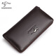 SAQUE SAQI KANGAROO (SAQIDISHU) Portefeuille pour hommes longs Business Business Businet Zipper Embrayage Drive de licence de permis de conduct