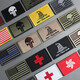 Diang American stickers for clothing, hats, backpacks, personalized armbands, clothing reflective Velcro, morale badges, helmet stickers, US military flag colors