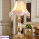 XMSJ CHAMBRE Bureau lampe de chevet de lit européen Style pastoral rétro Rétro classique American White Living Room Étude Best Friend Wedding Gift 9928a Clivia Golden Ahmadade Button Interrupteur