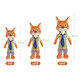 Disney Nick Plush Toys Pillow Doll Children's Day Gifts Gifts Gifts Gifts Girls' Day Gifts Girls' Birthday Gifts Gifts No. 15 Crazy Zootopia Nick
