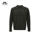 J. Linindeberg Shopping Mall gleich Frühling weiche Wolle Langarm Langarm gestrickter Strickjacke Pullover Männer 52243b001 K04 Jungle Green XS