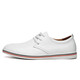 SZONVOS high-end brand golf shoes for men, nail-free white golf shoes, leather shoes, non-slip, waterproof, leather golf shoes, white 38