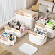 Baishengniu sundries storage box home wardrobe clothes storage box toy snack storage box plastic storage basket storage box high style medium size