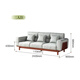 Muebles guangming sofá sofá de madera maciza moderno sofá sofá sala de estar Sofá de madera 3894 asientos de tres personas
