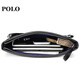 Polo Handtasche für Männer Kopfschicht Cowide Clutch für Männer Brieftasche Bargeldumschlag Coupon Brieftasche Vatertagsgeschenk für Papa