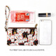 Craftsmanship chooses coin wallet clutch wallet women can put mobile phone handbag cartoon fabric wallet small canvas storage bag coin bag lotus color pink elephant