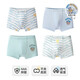 
Inbolun children's underwear boys modal cotton teenager boys boxers medium-sized children's boxer shorts four pairs 15247 antibacterial style 4 pieces 160