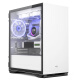 Aigo YOGOM2 White Game Pill MINI Computer Desktop Host Case (Supports M-ATX motherboard/240 water cooling/side-opening magnetic tempered glass side see-through)