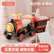 Control remoto de perros Xiaole Educación de la pista de tren eléctrico para niños Los juguetes de carga pueden sentarse en juguetes para el automóvil para niños, juguetes para niños, doble disco doble eléctrico + automóvil + spray + control remoto