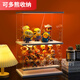 默然诺尔盲盒展示柜盲盒收纳盒带灯白色展示盒防尘透明积木 中号顶灯带梯子2层款6623dt