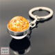 FANCYCHIC夜光太阳系上帝之眼银河星球钥匙扣挂件星系双面玻璃球钥匙链 地球【夜光版】