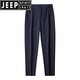 Jeep Spirit Pantalones de seda de hielo Summer de hombre suelto de mediana edad y anciana