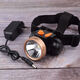 Group wear headlamp LED strong light long-range rechargeable lithium battery outdoor night riding fishing head-mounted miner's lamp upgraded white light lithium battery + two-level dimming A style