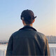 Dofinison hat baseball hat men hat hip hop hat brimmed hat melon leather hat landlord hat men hat black label melon leather hat [black]