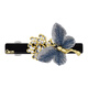Cercoo Borded Butterfly Hair Center en la parte posterior de la cabeza para el tocado de mujer Tarjeta de cabello para mujeres Madre Style Butterfly Clip azul
