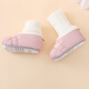 
Quer Bear velvet cotton shoes in autumn and winter to prevent falling off and keep warm 0-6-12 months infants and young children 0-1 years old men and women step forward shoes baby shoes Smiling pink (waterproof plus velvet) 13 inner length 13cm [10-13 months reference]