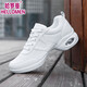 Harroman Four Seasons neue quadratische Tanzschuhe Rindfleisch Sehne Anti-Schlupf-Kee-resistente Mesh Tanzschuhe weicher Ghost Step Dance Schuhe Jazz Tanz Schuhe G2118 Weiß (eine Größe kleiner) 38