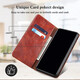 Luo Yi eignet sich für Redmi K80 Mobiltelefongehäuse K80 Pro New Leder K80 Supreme Version Flip Leder Hülle Full-Pack Anti-Fall-Silikon-Schutzhülle für Männer und Frauen High-End [Business Brown] Öl Wachsmuster Lederhülle Redmi K80