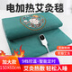 Xiaomi Buyi Trendy Life Appliances Mugwort Electric Blanket Small Size Household Single Moxibustion Sofa Special Cushion Electric Mattress Beauty Salon Electric Heating Shawl Green + Pillow (Smart Digital Display) 150x60cm