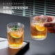 Huixun Jingdong's own brand glass glacier cup beer glass water cup set women's milk wine glass juice cup sunflower helicopter cup 4 pieces 260ml