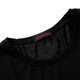Mr. Aimu [clear goods removed] Limited-time creative T-shirt round neck short-sleeved Kirin men's new product NS81D673 Black L (170)