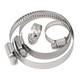 Jinggong (JINGGONG) 304 stainless steel pipe clamp, hose hoop, water pipe hoop, fixed tight hoop, buckle, cable hose fixing, adjustable 14-27mm (inner diameter) 5 pcs, 4 points for pipes