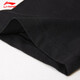 
Li Ning couple short-sleeved T-shirt summer fashion breathable casual sports trend round neck cultural shirt black 693-1 M