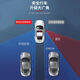 Gravity space car rearview mirror additional mirror coach mirror reversing mirror auxiliary mirror blind spot mirror large field of view wide angle white single