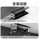舒享嵌入式桌面插座办公室电动翻转插座带USB手机无线充电嵌入式排插多媒体旋转插座隐藏式插座 【电动旋转】3电源2usb+无线充（顶配办公款）