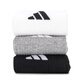 
Adidas socks for men and women 25 summer new three-pair low-top breathable basketball sports training casual socks JC9272/black white and gray/middle tube/three-pair [M]Suggested shoe size: 39-42/24-26cm