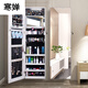 Clcey Ganzkörperspiegel Spiegel Spiegel Wandmontierter Lagerschrank Wandmontage Make-up-Schrank Aufbewahrungsschrank Smart Light Mirror 6035 613 6198 verbessertes Festholzmodell-weiße andere