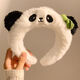 Haiyiduo Cute Cartoon Panda Plush Headband Women's Face Wash Special Makeup Funny Creative Headband Zoo Hairpin Hair Accessories Plush Panda Headband 1 Pack