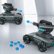 El automóvil de control remoto de los niños Shengxiong puede lanzar un automóvil de bala de bala de agua contra el tanque de las cuatro ruedas de las cuatro ruedas Boy Cart 6615A Tank de bala de agua de control gris-remoto Un conjunto de baterías [puede durar unos 20 minutos]
