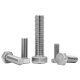 Bingyu BY-869 304 Tornillo de perno hexágono de acero inoxidable DIN933 Dientes completos M14*90 (5 piezas/paquete)